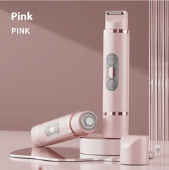 Dual-Head Electric Shaver – Women's Painless Epilator & Hair Trimmer