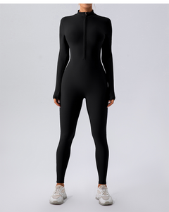 Fleece-Lined Yoga Jumpsuit â€“ Warm, Stretchy & Ready for Any Workout