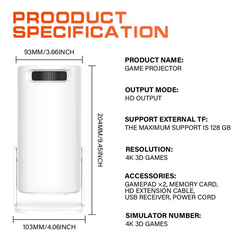 P30 Portable Game Console Projector â€“ 720p Gaming Anywhere You Go