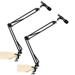 5Core Microphone Boom Arm – Adjustable Desk Mic Stand with Clamp, Black