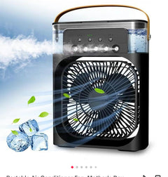 Portable 3-in-1 Air Cooler Fan with Humidifier