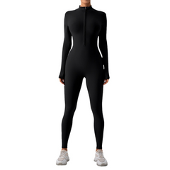 Fleece-Lined Yoga Jumpsuit â€“ Warm, Stretchy & Ready for Any Workout