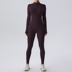Fleece-Lined Yoga Jumpsuit â€“ Warm, Stretchy & Ready for Any Workout
